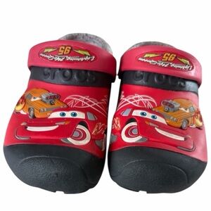 Lightning McQueen Cars Crocs Kids J1 – Fleece Lined